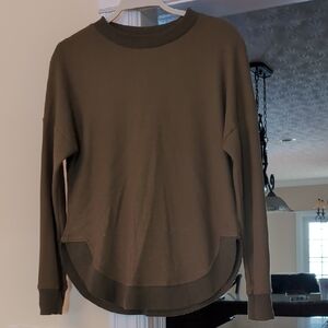 Olive Long Sleeve Top
